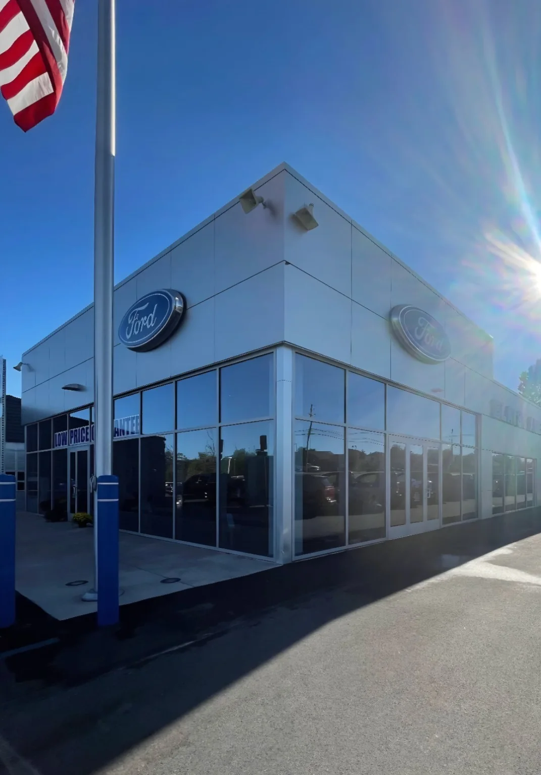 Ford dealership exterior cleaning project by NextGen Power Wash