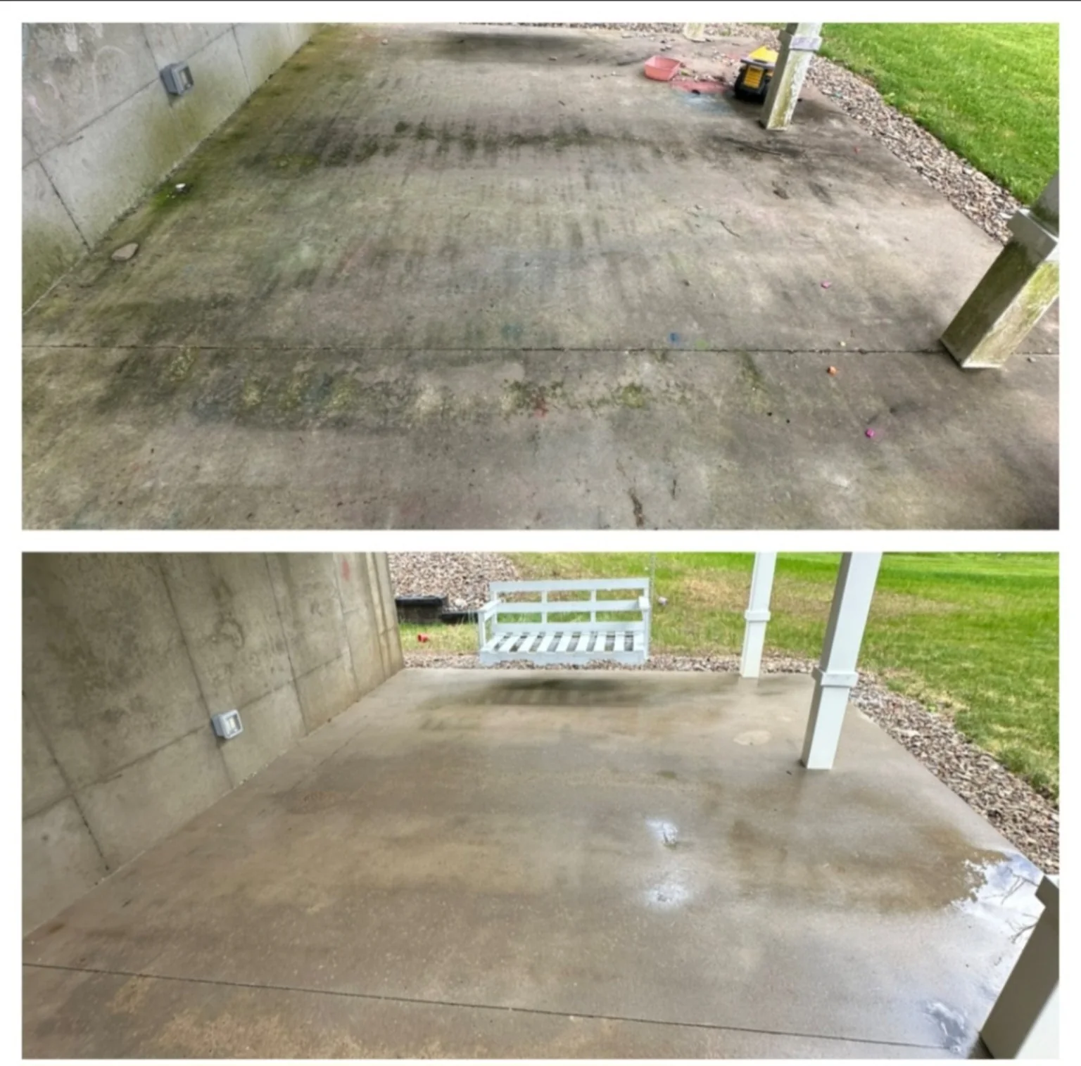 NextGen Power Wash exterior cleaning project