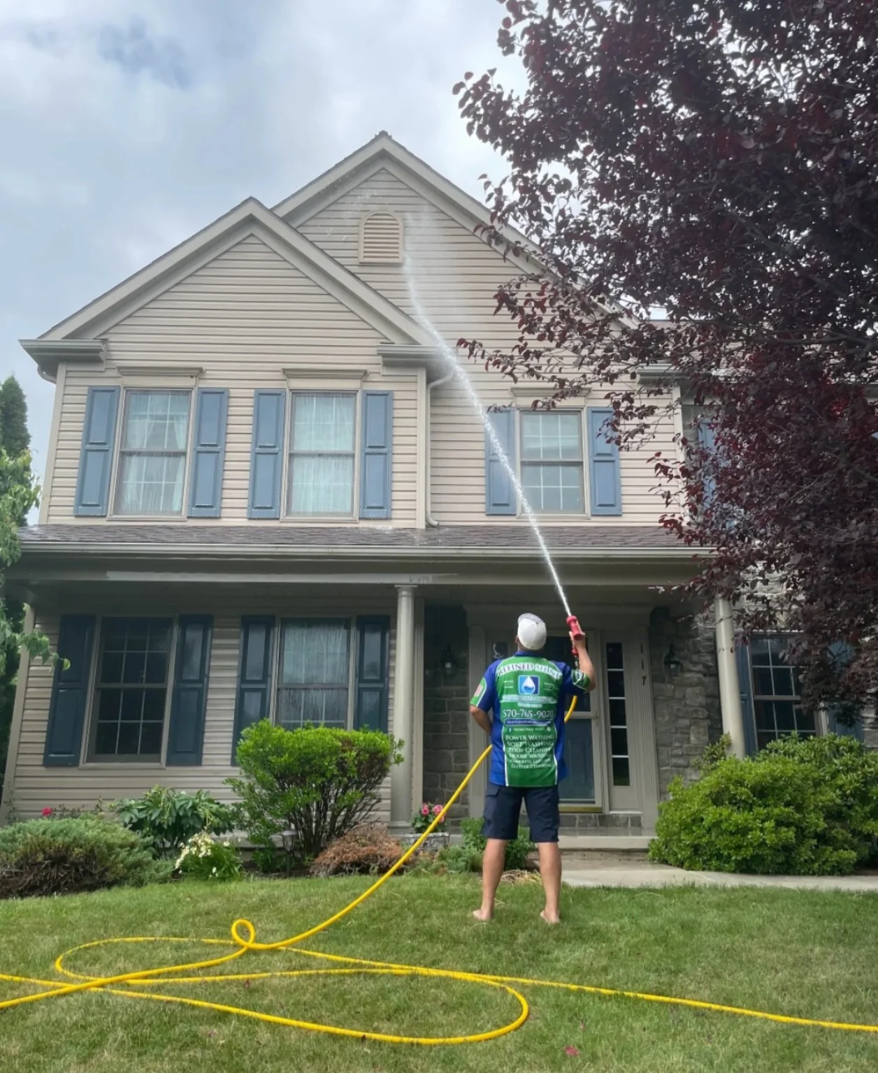 NextGen Power Wash exterior cleaning project